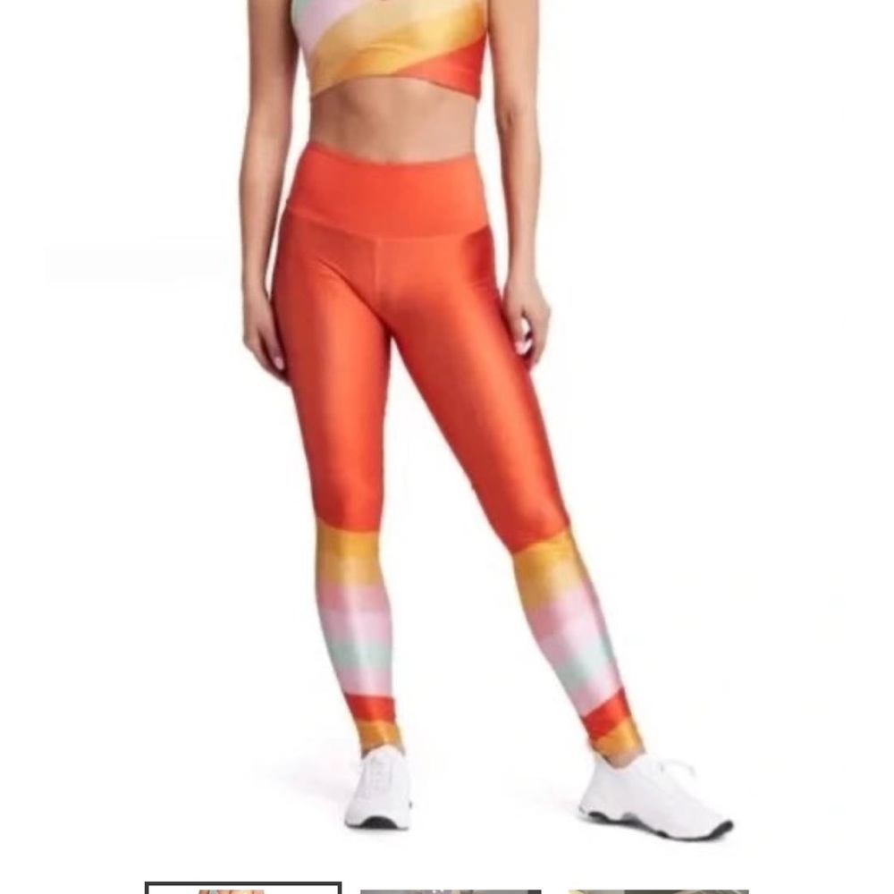 Goldsheep Pastel Retro Sport Legging Sz XS #PP